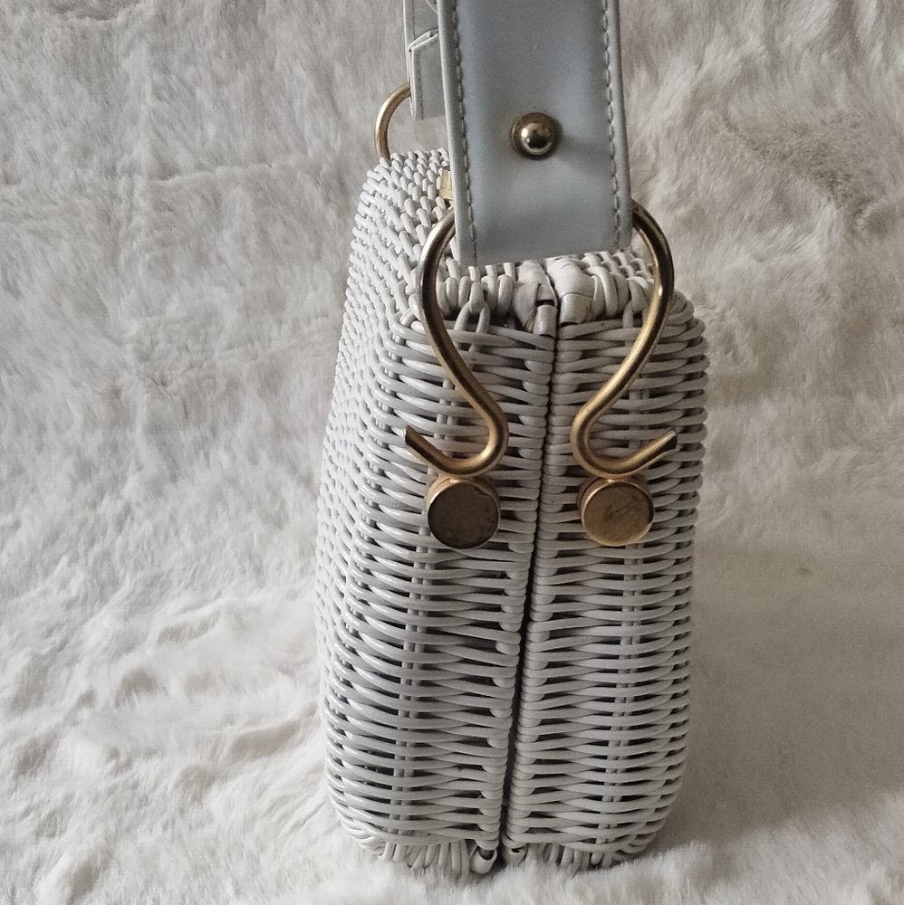 Vintage 1960's Lesco Lona Wicker Style Purse - Picture 5 of 16